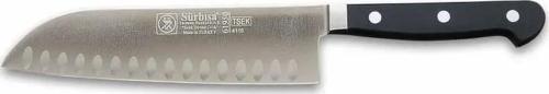 Sürbısa 61950 - Sıcak Dövme Oluklu Santoku Şef Bıçağı 18 cm
