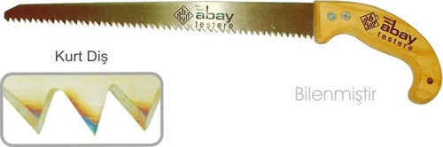 Abay Kurt Diş Bağ Testere 35 cm - Ahşap Sap