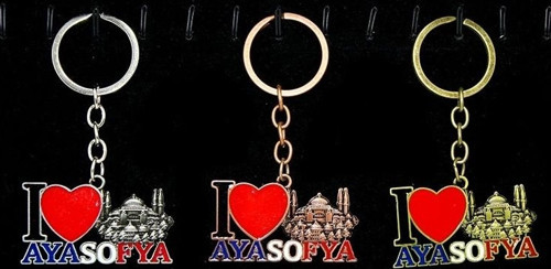 Metal Ayasofya Anahtarlık Alk2199