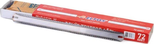 Eltos Geniş Demir Testere Ağzı Çift Taraflı 300 mm - 72 Adet