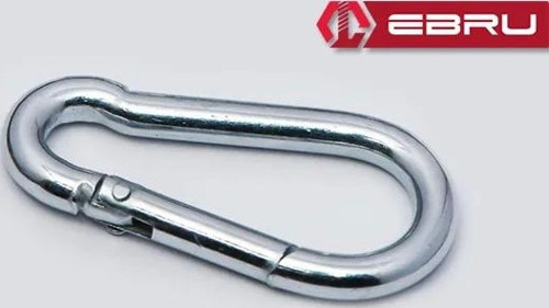 Ebru Yaylı Karabina, Çengel, Kanca 5mm - 50 Adet