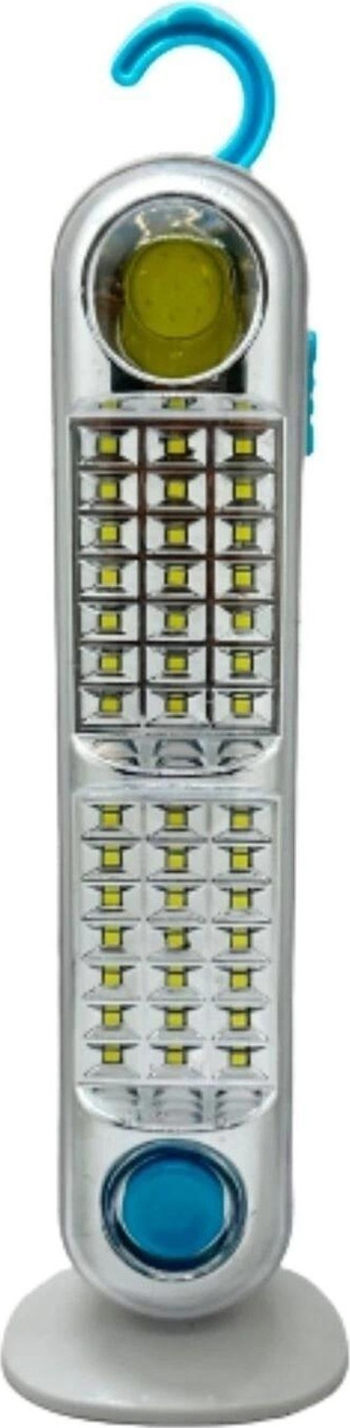 V-005 42 Ledli+fener Solar Güneş Panelli Ultra Güçlü Ledli Şarjlı Işıldak