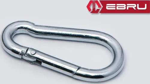 Ebru Yaylı Karabina, Çengel, Kanca 10mm - 2 Adet