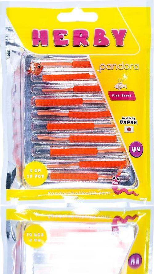 Herby LRF Silicon 5cm 10'lu Renk: Orange
