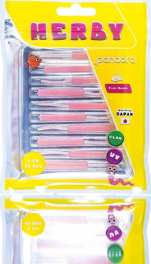 Herby LRF Silicon 5cm 10'lu Renk: Pink