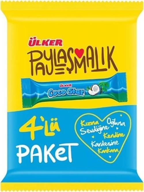 Cocostar 4'lüX4 Paket 100 Gr