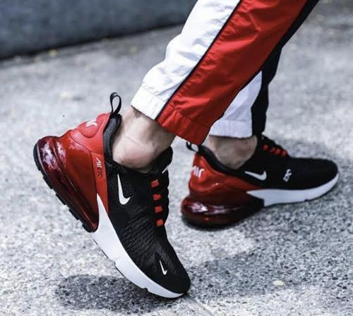 AİR MAX 270 SİYAH KIRMIZI SNEAKER AYAKKABI(ÜRÜN DAR KALIPTIR BİR NUMARA BÜYÜK SİPARİŞ VERİNİZ)