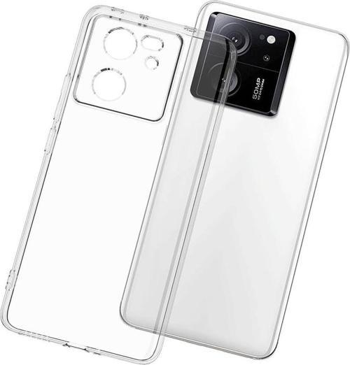 Xiaomi Mi 13T-13T Pro Uyumlu Kamera Korumalı Darbe Önleyici Ultra Slim TPU Şeffaf Silikon Kılıf