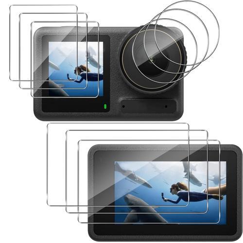 DJI Osmo Action 3 ve Action 4 ile uyumlu Ekran Koruyucu 9H Nano