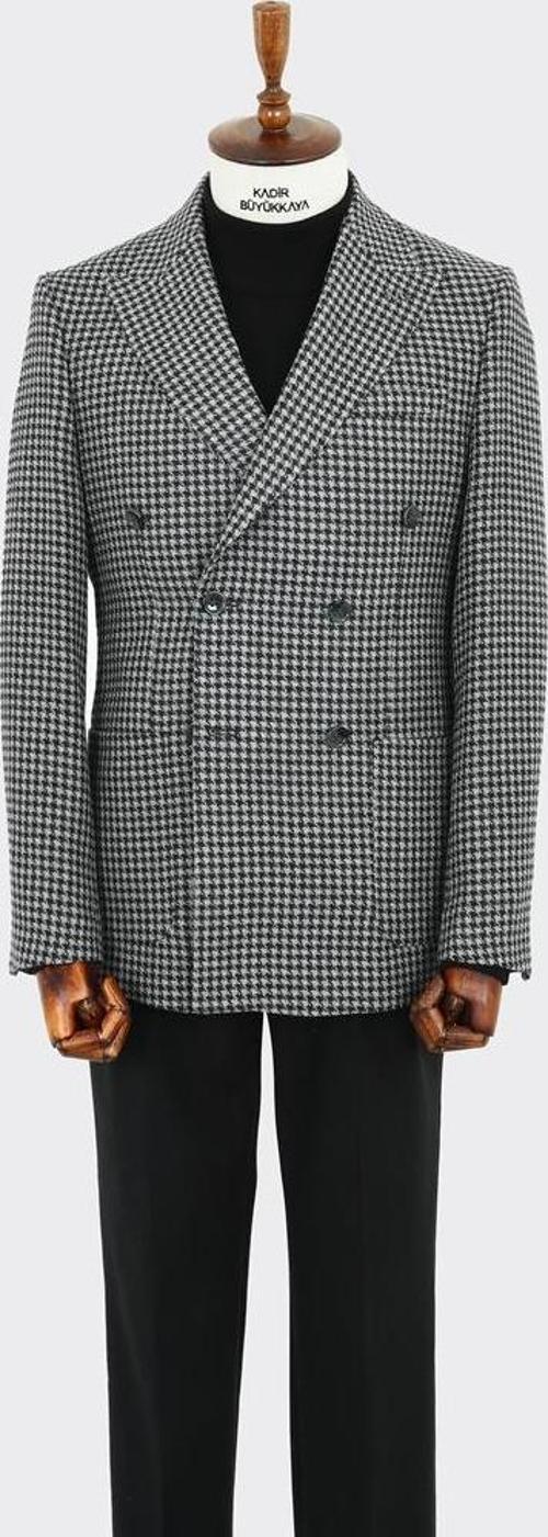 Dayanıklı Kruvaze Erkek Ceket-KAW5230W