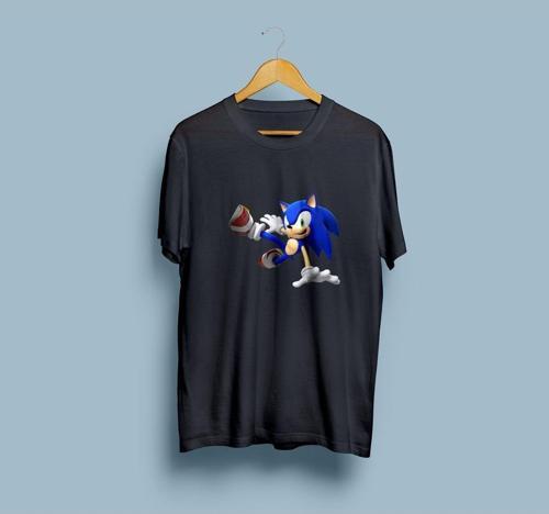Oversize Sonic / Sonic Dash tasarımlı / baskılı unisex T-shirt