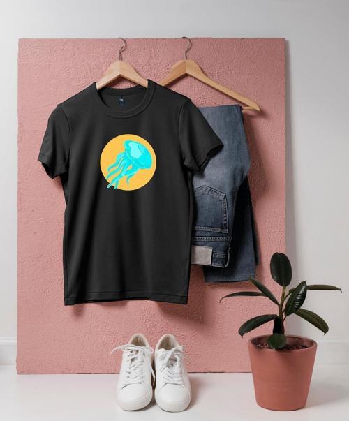 Oversize Deniz Anası tasarım unisex T-shirt