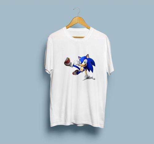 Oversize Sonic / Sonic Dash tasarımlı / baskılı unisex T-shirt
