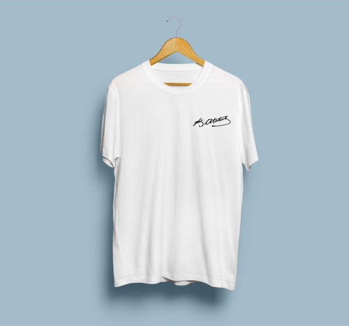 Oversize M.Kemal Atatürk imzalı Cep logolu unisex T-shirt