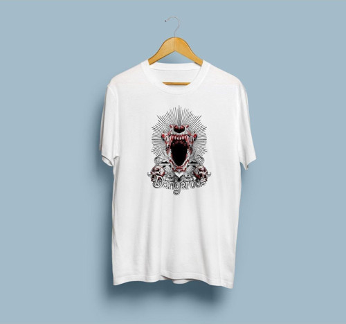 Oversize Hippi Tasarım unisex T-shirt