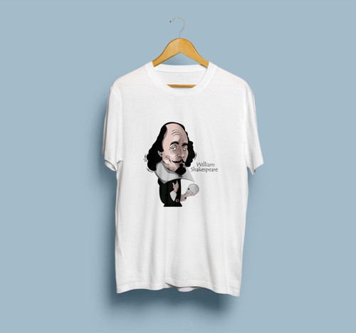 Oversize William Shakespeare Unisex T-shirt