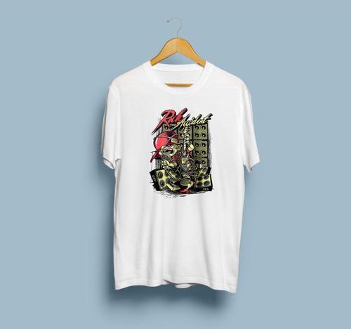 Oversize Rock accident Vector Unisex T-shirt