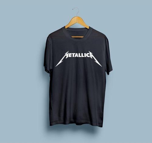 Oversize Metallica yazılı / tasarımlı unisex T-shirt