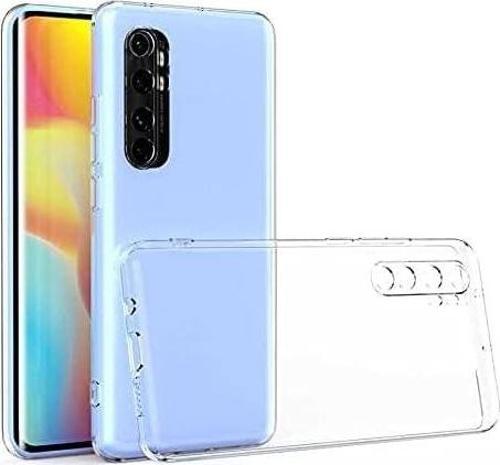Xiaomi Mi Note 10 Lite Uyumlu Kamera Korumalı Darbe Önleyici Ultra Slim TPU Şeffaf Silikon Kılıf