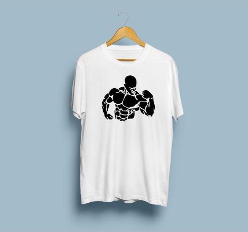 Oversize Gym / Fitness Tasarımlı unisex T-shirt