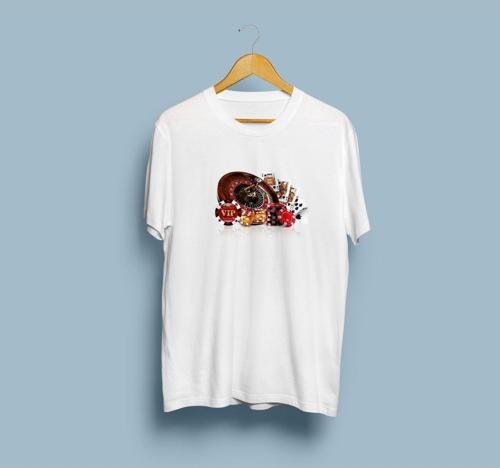 Oversize kumarhane rulet unisex T-shirt