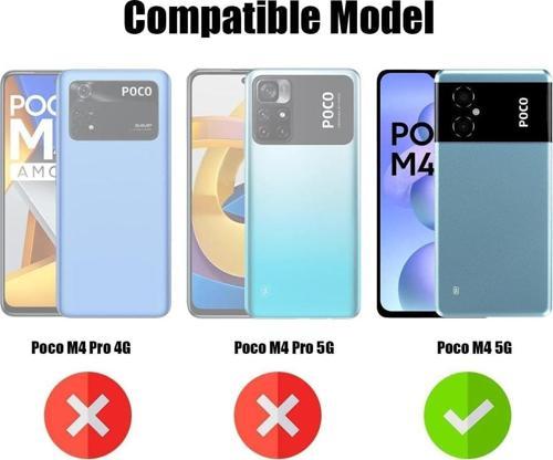 Xiaomi Poco M4 Uyumlu Kamera Korumalı Darbe Önleyici Ultra Slim TPU Şeffaf Silikon Kılıf