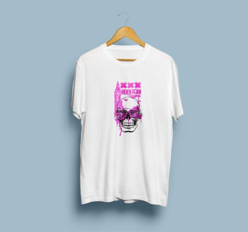 Oversize Hooligan Tasarım T-shirt