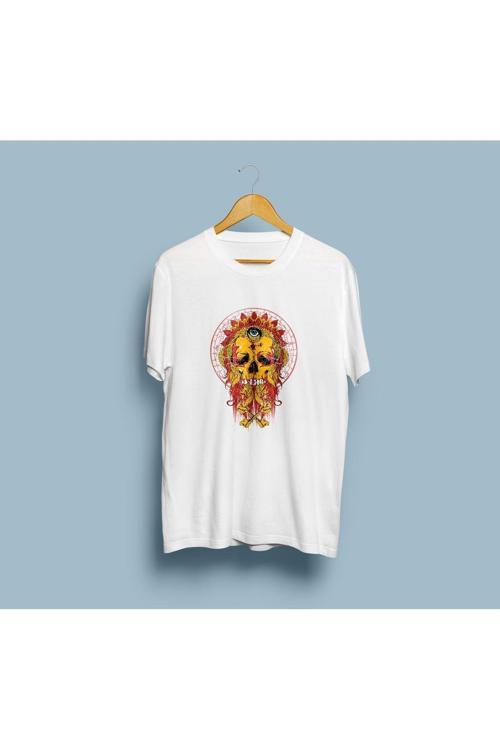 Oversize Kurukafa Dövme Unisex T-shirt