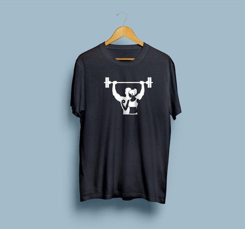 Oversize Çiftlere özel Tasarımlı unisex Gym / fitness T-shirt