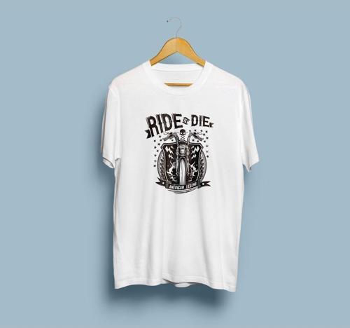 Oversize Ride of Die Motor klubü unisex T-shirt