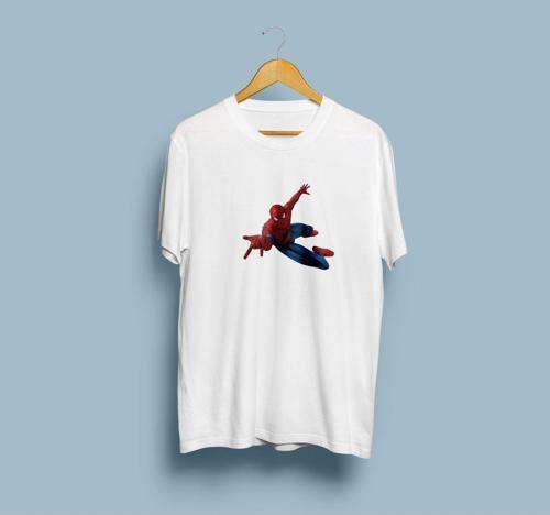 Oversize Örümcek Adam Tasarımlı unisex t-shirt