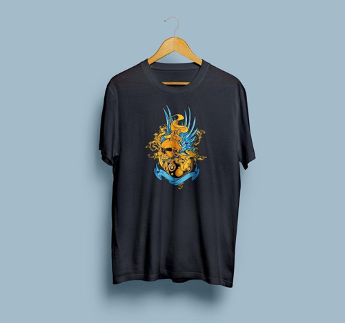 Oversize Kuru Kafa Vektör Tasarım unisex T-shirt