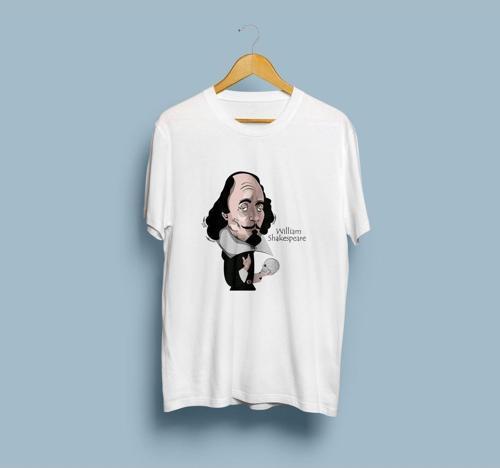 Oversize William Shakespeare Unisex T-shirt