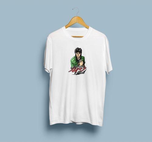 Oversize gyakkyou burai kaiji live action tasarımlı unisex T-shirt