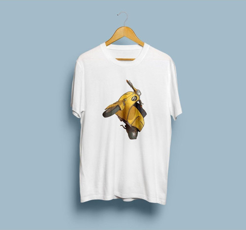 Oversize P! Motobycle Tasarım unisex T-shirt