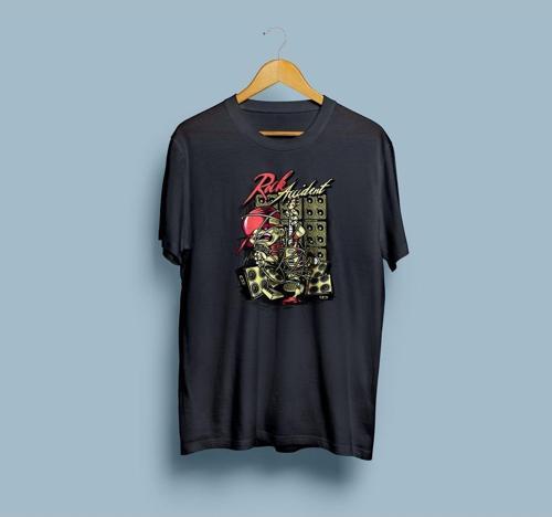 Oversize Rock accident Vector Unisex T-shirt