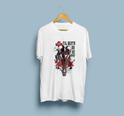 Oversize TIL Death to Us Apart Tasarım unisex T-shirt