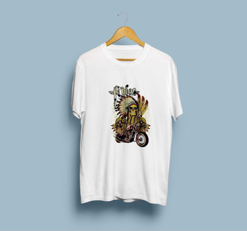 Oversize Rider Motorsiklet Unisex T-shirt