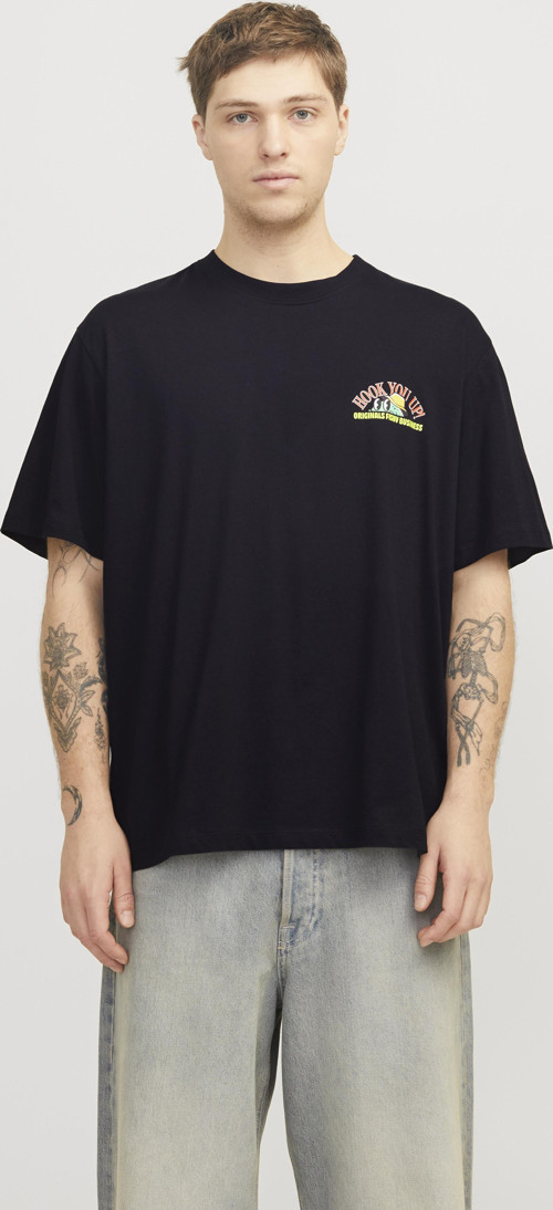Jorbıgwıg Tee Ss Crew Neck Tg Erkek Siyah Tshirt 12275396-02