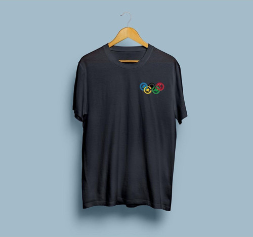 Oversize Olimpiyat Oyunları Gymnastics (Cimnastik) Tasarım unisex T-shirt