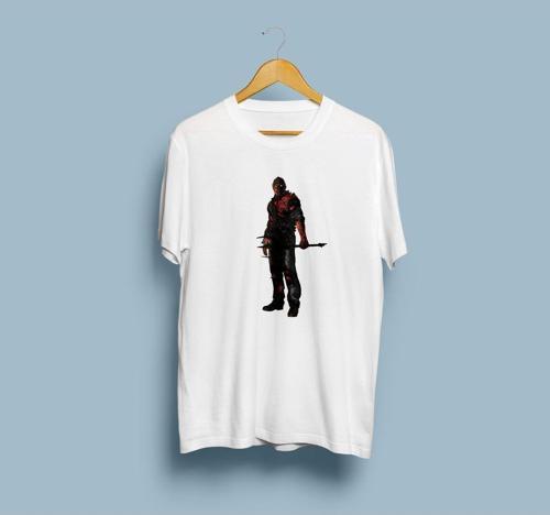 Overize Jason Voorhees Friday the 13th Tasarım unisex T-shirt