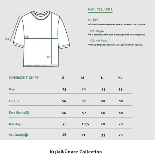 Oversize Classic Stone Washed Tasarım Unisex T-shirt