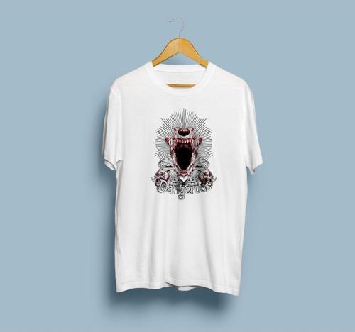 Oversize Hippi Tasarım unisex T-shirt