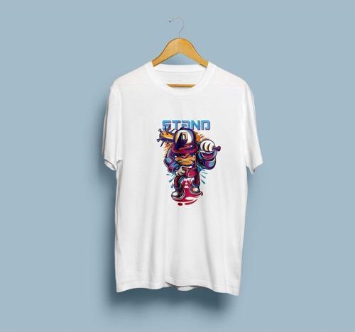 Oversize Stand Tasarım unisex T-shirt