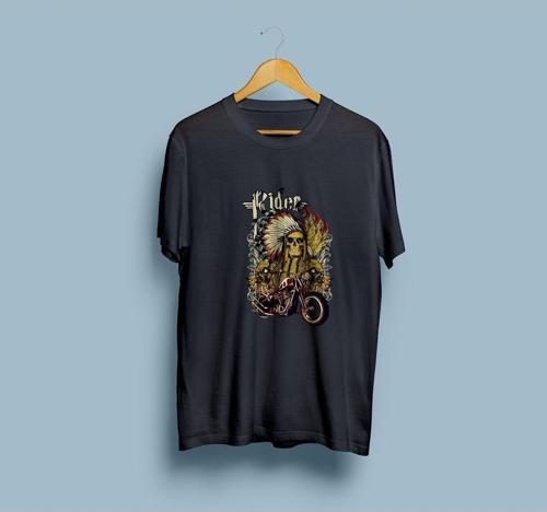 Oversize Rider Motorsiklet Unisex T-shirt