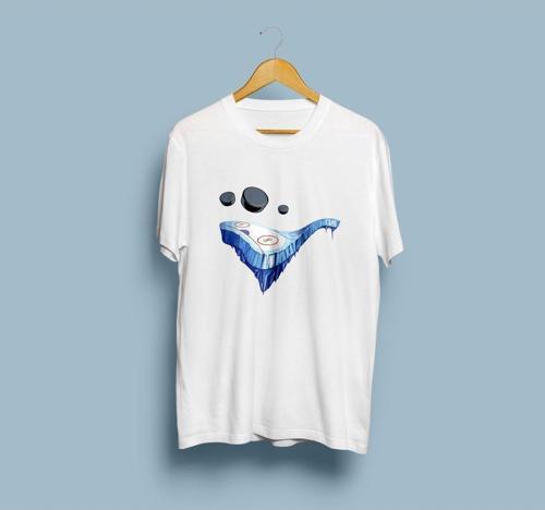 Oversize Ice Hokey 2 Tasarım Unisex T-shirt