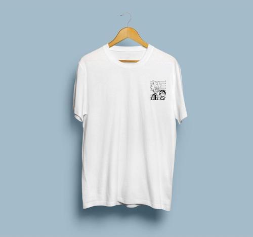Oversize Rick and Morty Cep Baskılı Unisex T-shirt