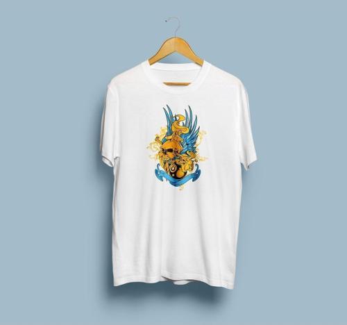 Oversize Kuru Kafa Vektör Tasarım unisex T-shirt