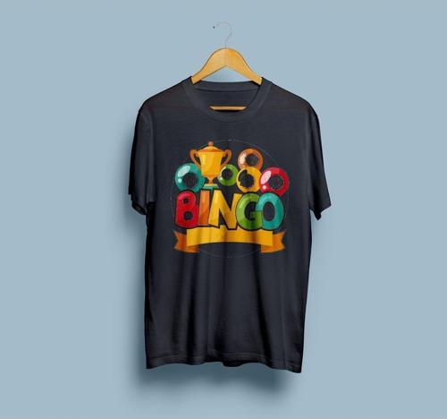 Oversize Bingo Tasarım Unisex T-shirt