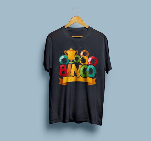 Oversize Bingo Tasarım Unisex T-shirt